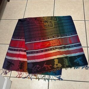 Peruvian Alpaca shawl wrap